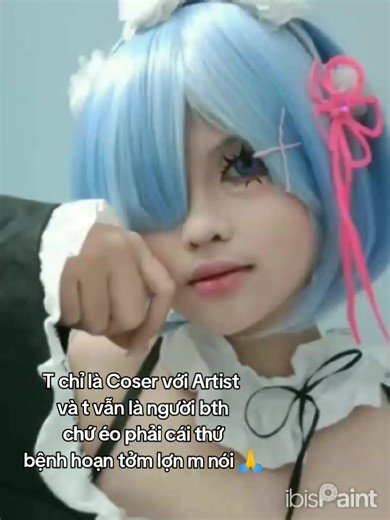 Thật sự khó chịu vcl #cosplay #Vẽ #Art #Coser #Rem