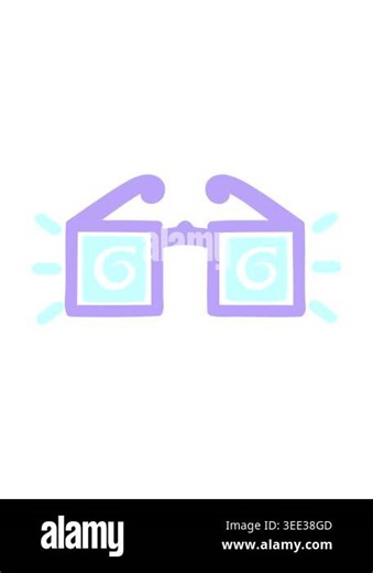 shivering motion animation of x ray specs symbol icon Stock Video Footage - Alamy