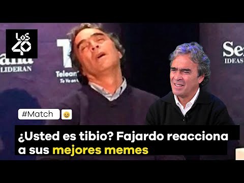 ¿Usted es tibio? Fajardo reacciona a sus mejores memes