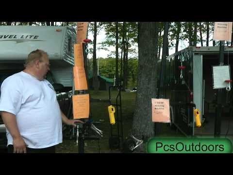 Skinning Machines at the U.P. Trapping Show in Kinross, Michigan