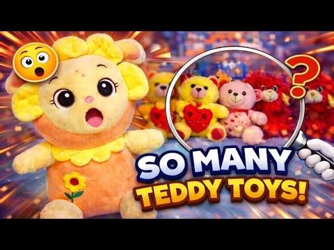 So Many Teddy Toys! 🧸 Cute Teddy Toy Review for Kids