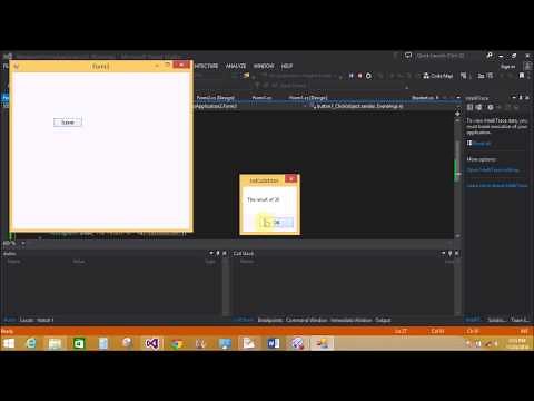 How to use Message Box in Windows Form c#