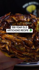 3.3M views · 33K reactions | Who said vegetables were boring? 塞 #reels #notanothercookingshow #artichoke #500yearoldrecipe #italianrecipes | Not Another Cooking Show | Facebook