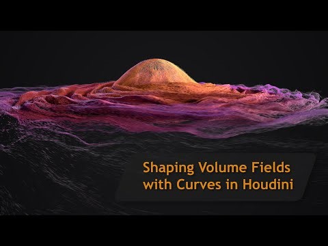 Shaping Volume Field with Curves in Houdini