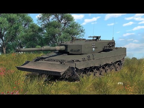 War Thunder: Leopard 2A4 German Main Battle Tank Gameplay [1440p 60FPS]