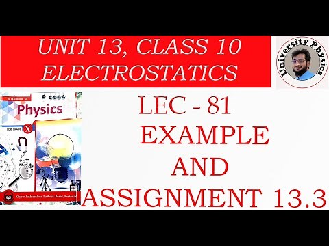 Example and assignment 13.3 class 10 physics | extension exercise 13.2