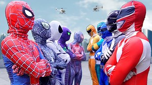 154K views · 2.1K reactions | OMG ! SPIDER-MAN Bros vs Team POWER RANGER !! Which Team is Stronger ?? ( POV , Battle Mini Games ) #spiderman #action #funny | FLife Funny Vlogs | Facebook