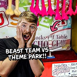 Beast Team VS Theme Park!! | MrBeast