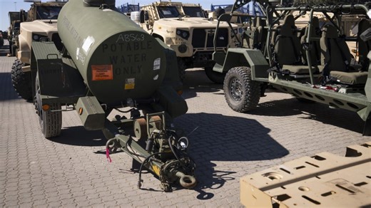 Esbjerg Havn modtager nu amerikansk krigsmateriel i stor skala