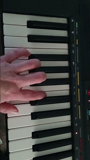 His Eye is on the sparrow - Christian hymn - how to play super simple L hand piano chords