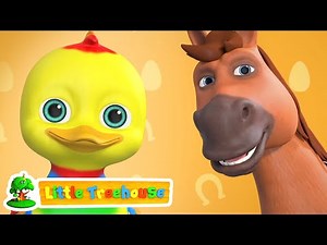 Animal Sound Song | Learn Farm Animals And Names | Nursery Rhymes & Kids Songs by Little Treehouse