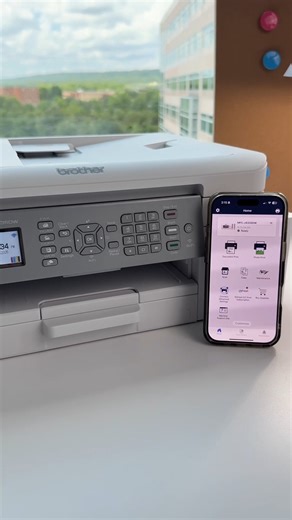 When you want to print from virtually anywhere, easily check your ink and toner levels, and more, you need the Brother Mobile Connect app 📲 Download it here ➡️ https://bit.ly/4oZzmae | Brother Office USA