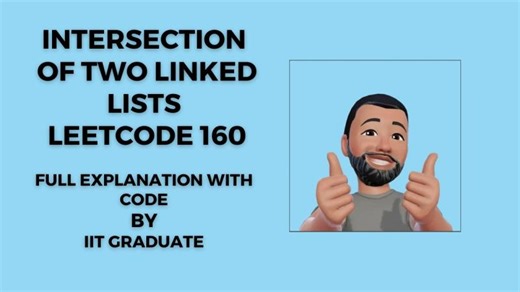 Intersection of Two Linked Lists | LeetCode 160 | English | Full Explanation with Code | Arpan Sen
