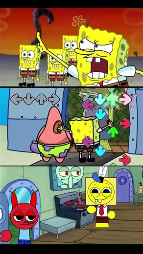SpongeBob SquarePants vs Patrick Star in FNF Chocolate Mod! #fnf #spongebob #shortsviral