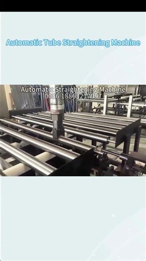 Automatic tubing straightener