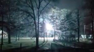 Exploding transformers light up skies over Hobby Airport