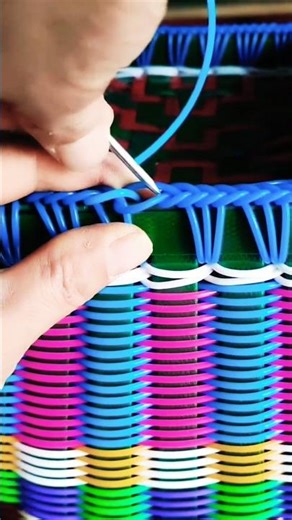 Simple Plastic Rope Craft That Looks Expensive | DIY Plastic Rope Basket Weaving Tutorial #craft