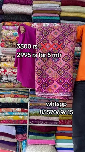 Exclusive Heavy Embroidered Crepe Fabric for Ceremonies