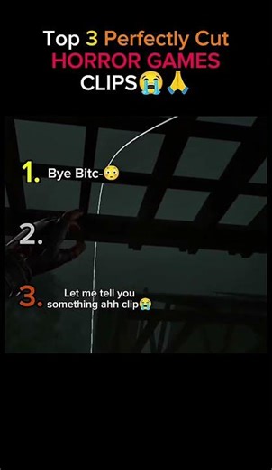 Top 3 Perfectly Cut Horror Game Clips That'll Make You Scream... with Laughter!👹🙏