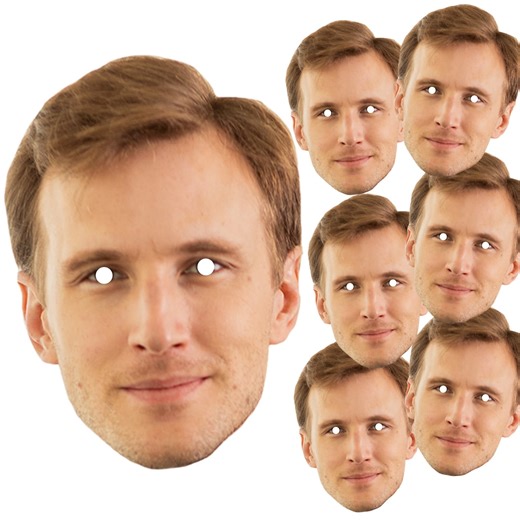 Photo Face Masks, CUT OUT, Party Accessory, Hen Parties, Stag Parties, Birthday Parties, Facemasks, Upload Your Photo - Etsy UK