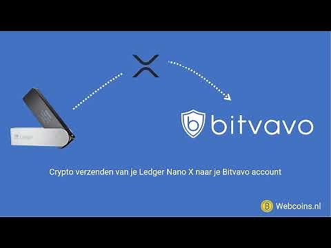 Crypto verzenden van de Ledger Nano X naar Bitvavo