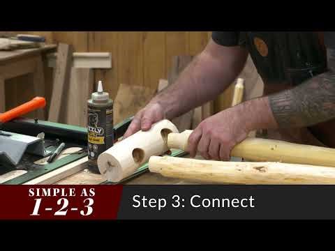 DIY Rustic Log Furniture Made Easy