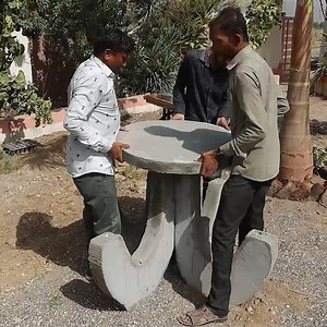 1.4M views · 6K reactions | How to make beautiful table for your backyard #fun #diy | Hetal's Art | Facebook