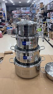 Korkmaz 10pcs Astra A-1901 Pro Cr-Ni Cookware Set #fyp #trending #warsakimported | Warsak Imported Collection