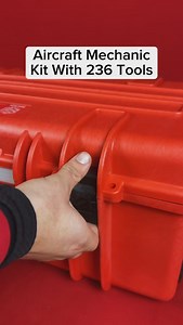 This aircraft mechanic kit has 236 individual tools and 6 shadow foamed layers in a small trolley case. If you need any further information please leave us a comment or message! 🙌🏼 #tools #toolkit #toolset #storagesolution #shadowfoaming #aviation #aircraftmechanic #aircraftengineer | Red Box Tools