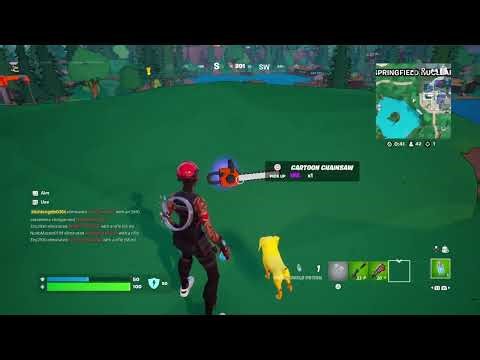 The new cartoon chainsaw in fortnite