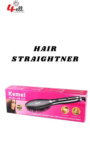30 reactions | Kemei km 1320 hair straightner The brush that...