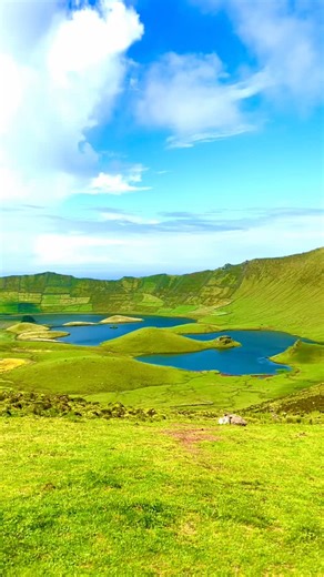FloresbySea - Marco Sarmento on Instagram: "Corvo Island is the smallest and northernmost island of the Azores archipelago in Portugal. It is part of the Western Group, located about 11 miles (18 km) north of its neighbor, Flores Island. Known as “The Black Island,” it is essentially a single volcanic crater (the Caldeirão) with one small settlement, Vila do Corvo, where roughly 450 people live. Flores by Sea Boat Tour Yes, you can take a boat tour with Flores by Sea. This is one of the most pop