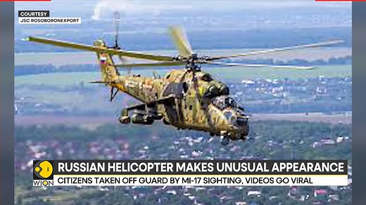 #IsraelIranWar: Russian-made Mi-17 helicopter made an unusual appearance over Tucson, Arizona, sparking curiosity and speculations Mohammed Saleh brings you this report | WION