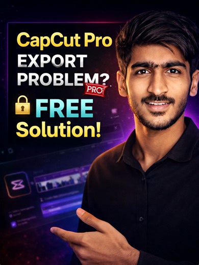 Replying to @ali_bhai_432 How to Fix CapCut Export Problem | Remove Pro Features for FREE ✅ #CapCut #VideoEditing #CapCutTutorial #CapCutPro #ExportProblem #EditingTips #TechHacks #CapCutFree #ViralEditing