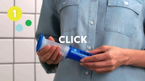 Scrubbing Bubbles Fresh Gel Toilet Bowl Cleaning Stamps, Helps Keep Toilet Clean and Helps Prevent Limescale & Rings, Rainshower Scent, 1 Dispenser with 6 Fresh Gel Stamps