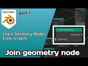 Join geometry node in Blender | learn geometry nodes from scratch