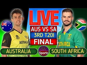 AUS vs SA Live Match Commentary, 3rd T20 | Australia vs South Africa Live | Live Cricket Match Today