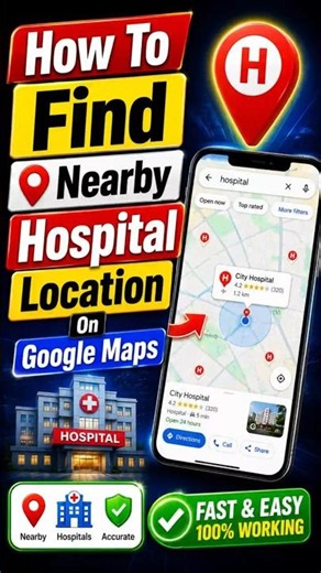 How To Find Nearby Hospital Location On Google Maps.