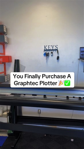 It was time for an upgrade! Looking forward to using the Graphtec #ppf #windowtint #graphtec #plotter #fyp