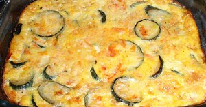 Flan courgettes et tomates