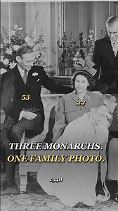 Three British Monarchs in One Family Photo 👑 | Charles at One Month Old