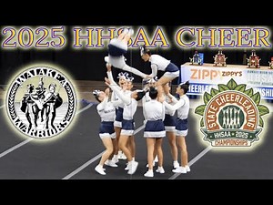 2025 HHSAA Cheer Comp - Waiakea High School [4K]