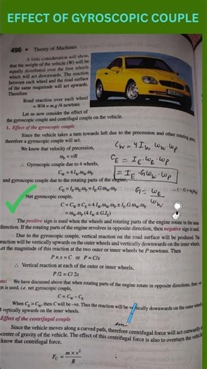 Gyroscopic effect on a four wheel drive #shortsvideo#education#shortsfeed#physics#theory_of_machine