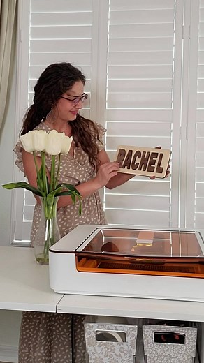 Have you seen what the new @Glowforge Aura can do? For years, the Glowforge has been one of those products that I always dreamed of owning but could never justify because most owners are small businesses and I felt it was too much machine for me. #GlowforgePartner ⁠ ⁠ Well, not anymore! The Glowforge Aura is a Craft Laser - it’s designed for crafters rather than small businesses. It can do everything the other Glowforge machines can do - it’s just a bit smaller, takes a bit longer to print (cut,