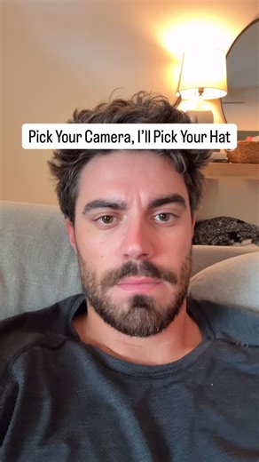 Christian Ely on Instagram: "Pick your camera I’ll pick your hat."