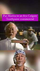 16K views · 6 comments | I don’t really know what toothpaste has to do with baseball, but Pat Morita’s force ghost is awesome, so enjoy 瘟 . . . #80s #patmorita #mrmiyagi | That_80s_Dude | Facebook