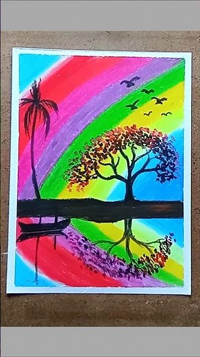 Easy Oil Pastel Art