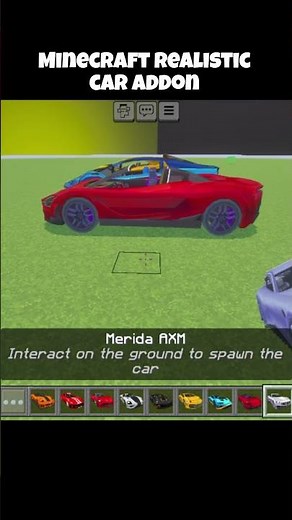 Minecraft Realistic Addon 🤯 Cars + Guns! #shorts #minecraft #viral #addons