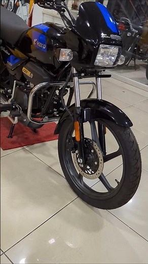 New 2025 Splendor Plus Xtec Disc - Black Sparking Blue