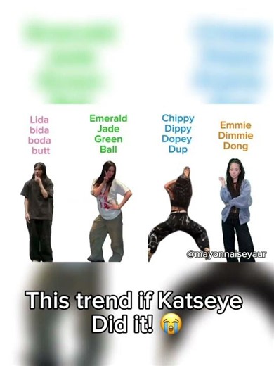 Lida bida boda butt #katseye #fyp #viral #trend